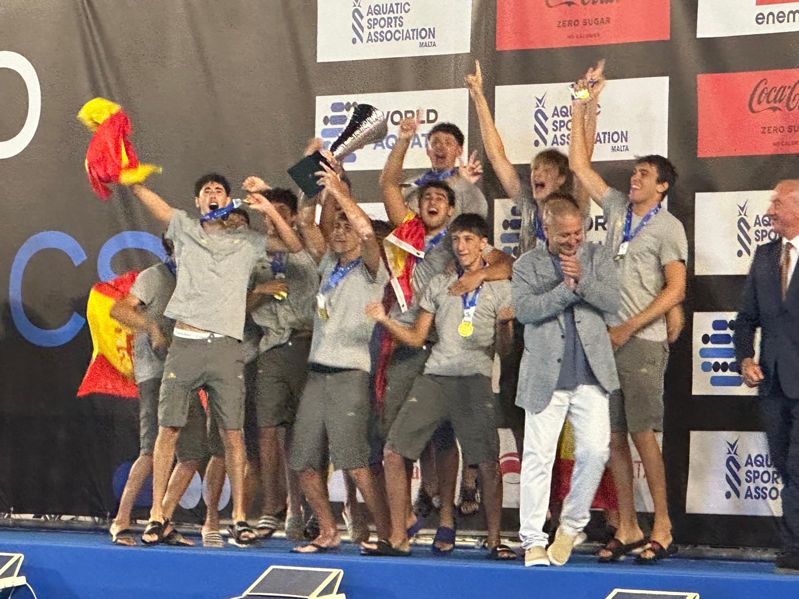 España, campeona del Mundo Cadete de waterpolo